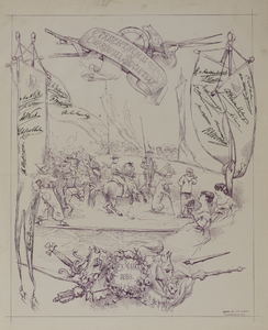 32790 Presentielijst met handtekeningen van de deelnemers aan de elfde uitvoering van de Utrechtse Carrousel Sociëteit, ...